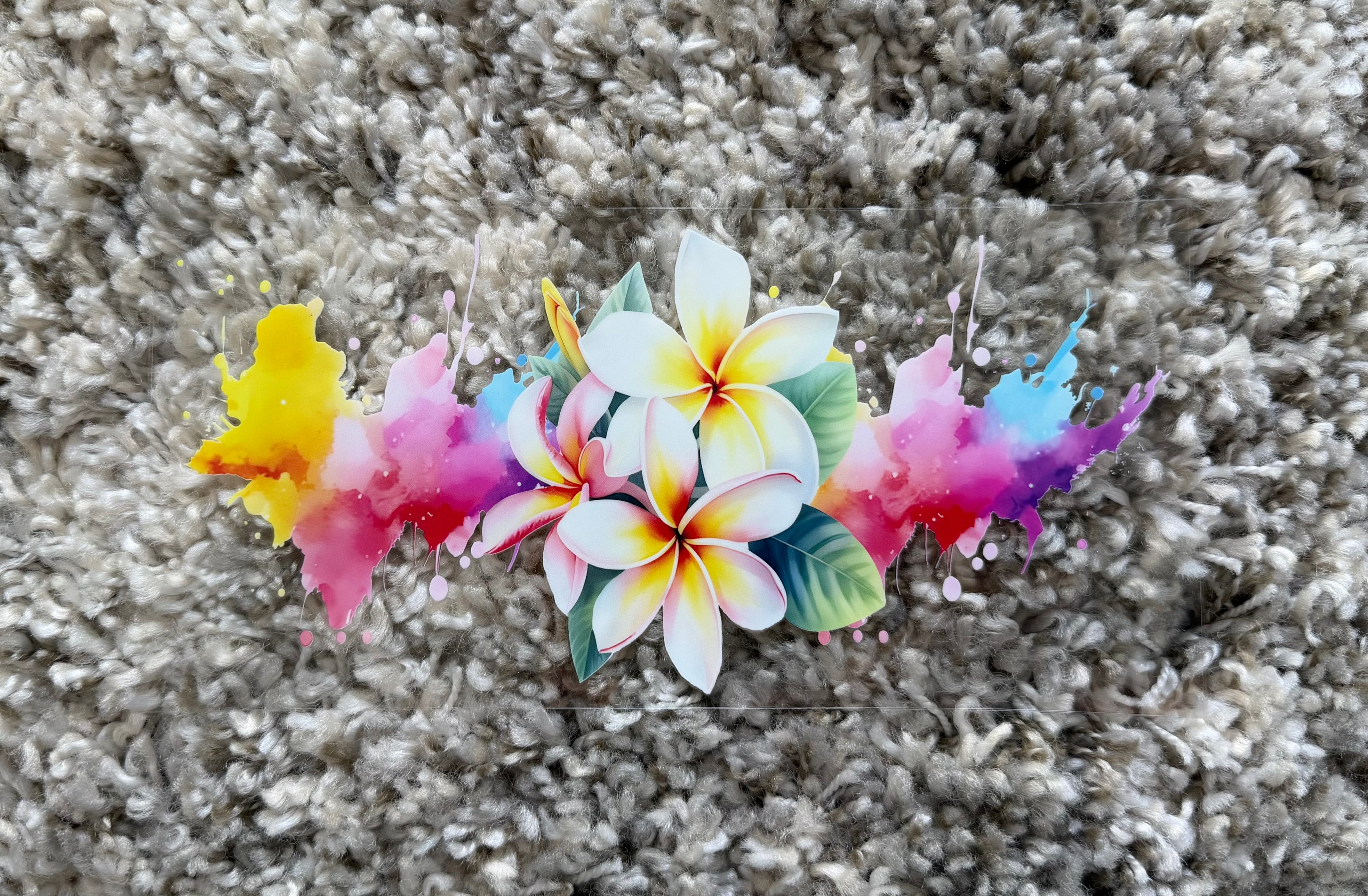 #47A White Plumeria Flowers