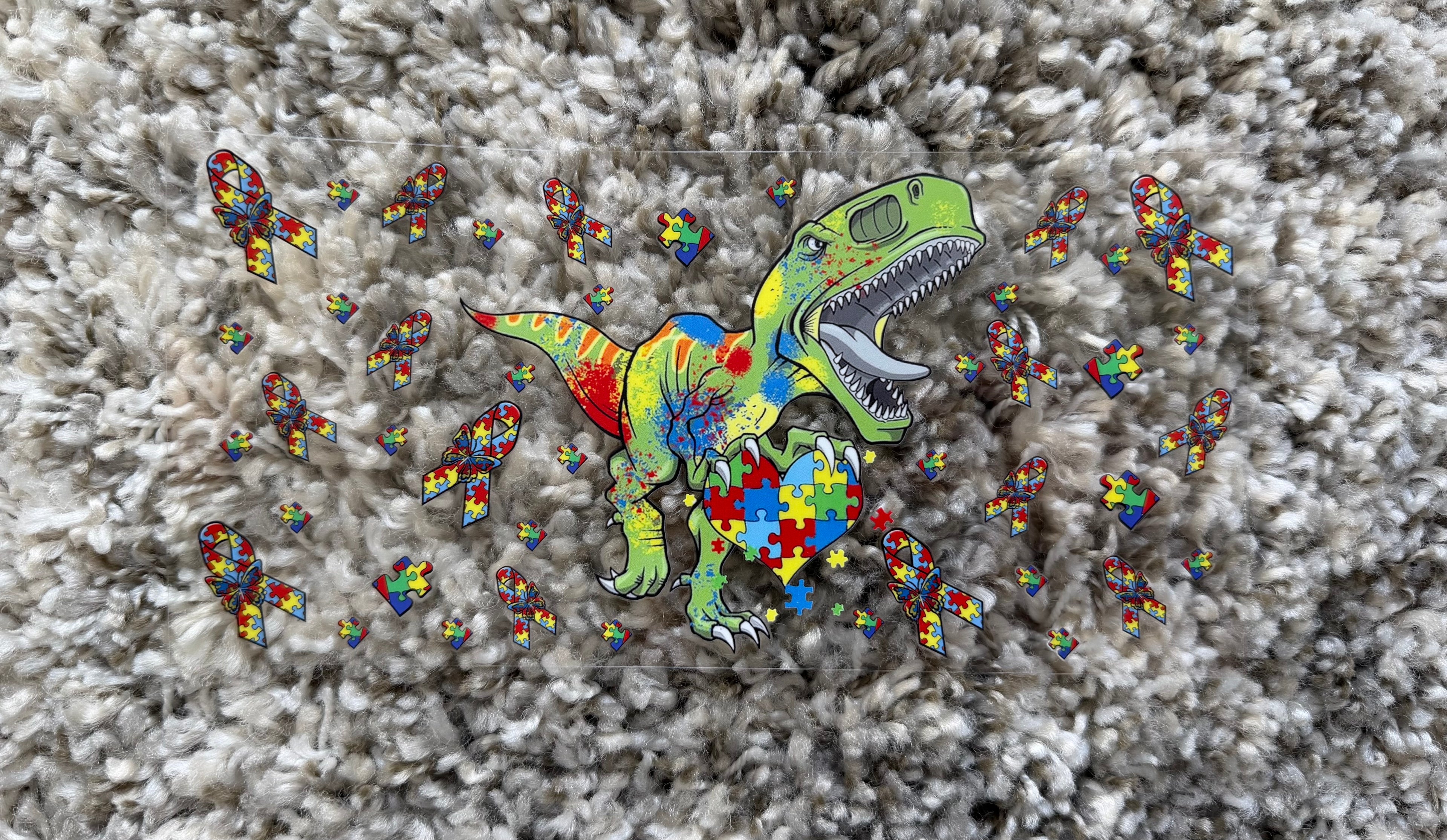 #55A Autism T-Rex