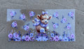#66A Purple Flower Cow