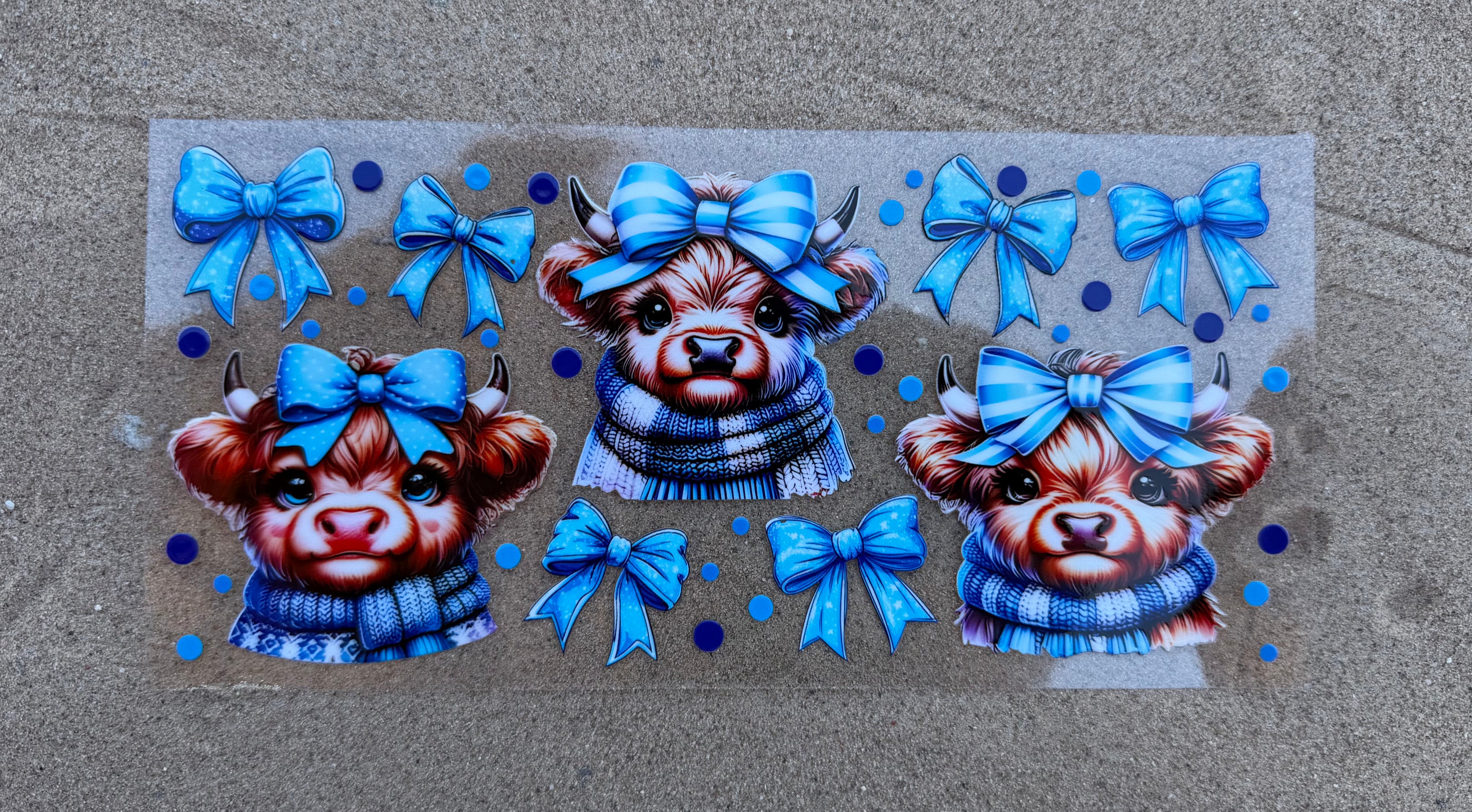 #67A Winter Cow