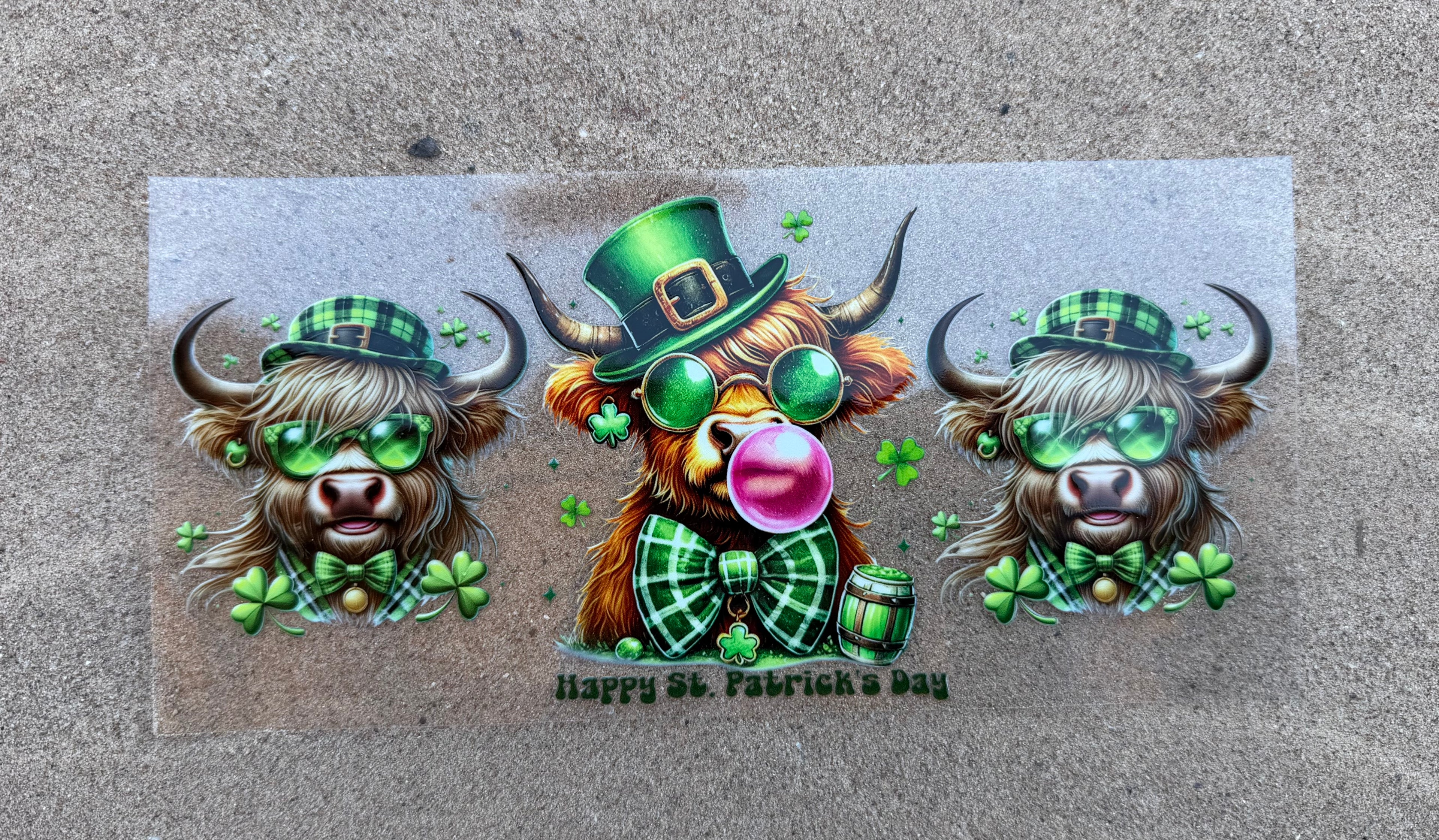#74A Saint Patrick's Cow