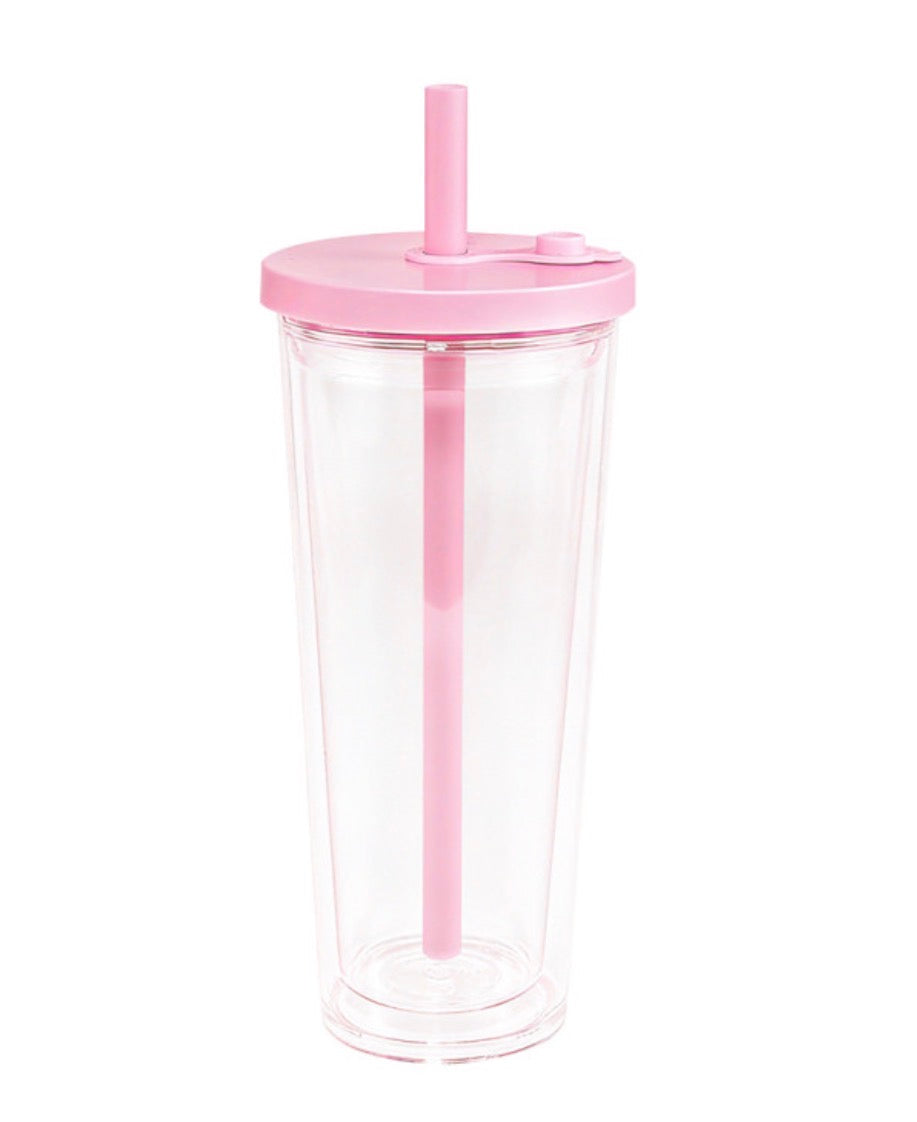 24oz Boba Straw Tumbler