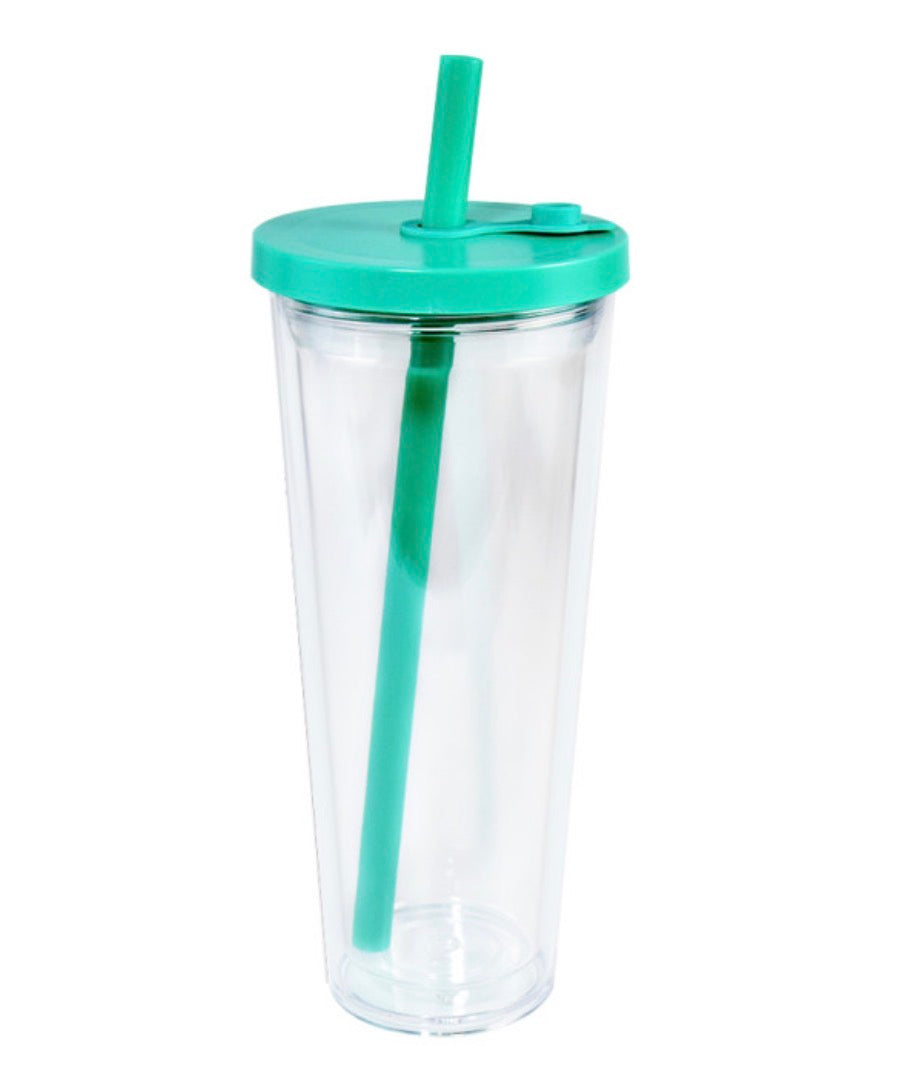 24oz Boba Straw Tumbler