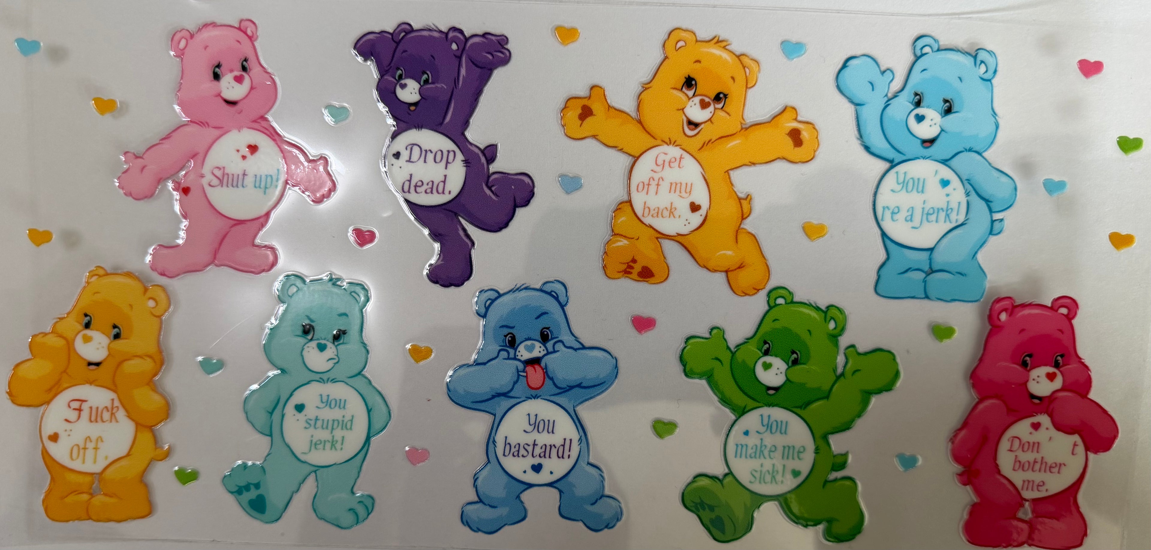 #513C fresh out of fucks care bear