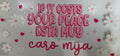#525C if itcosts your peace esta muy caro