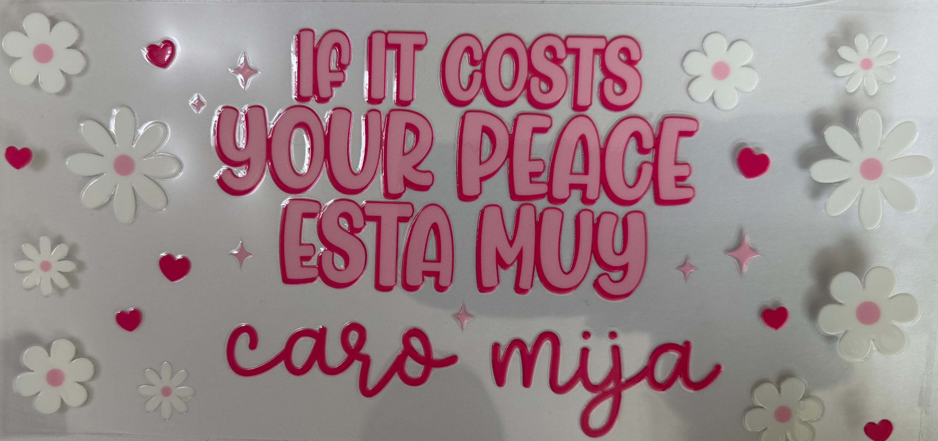 #525C if itcosts your peace esta muy caro
