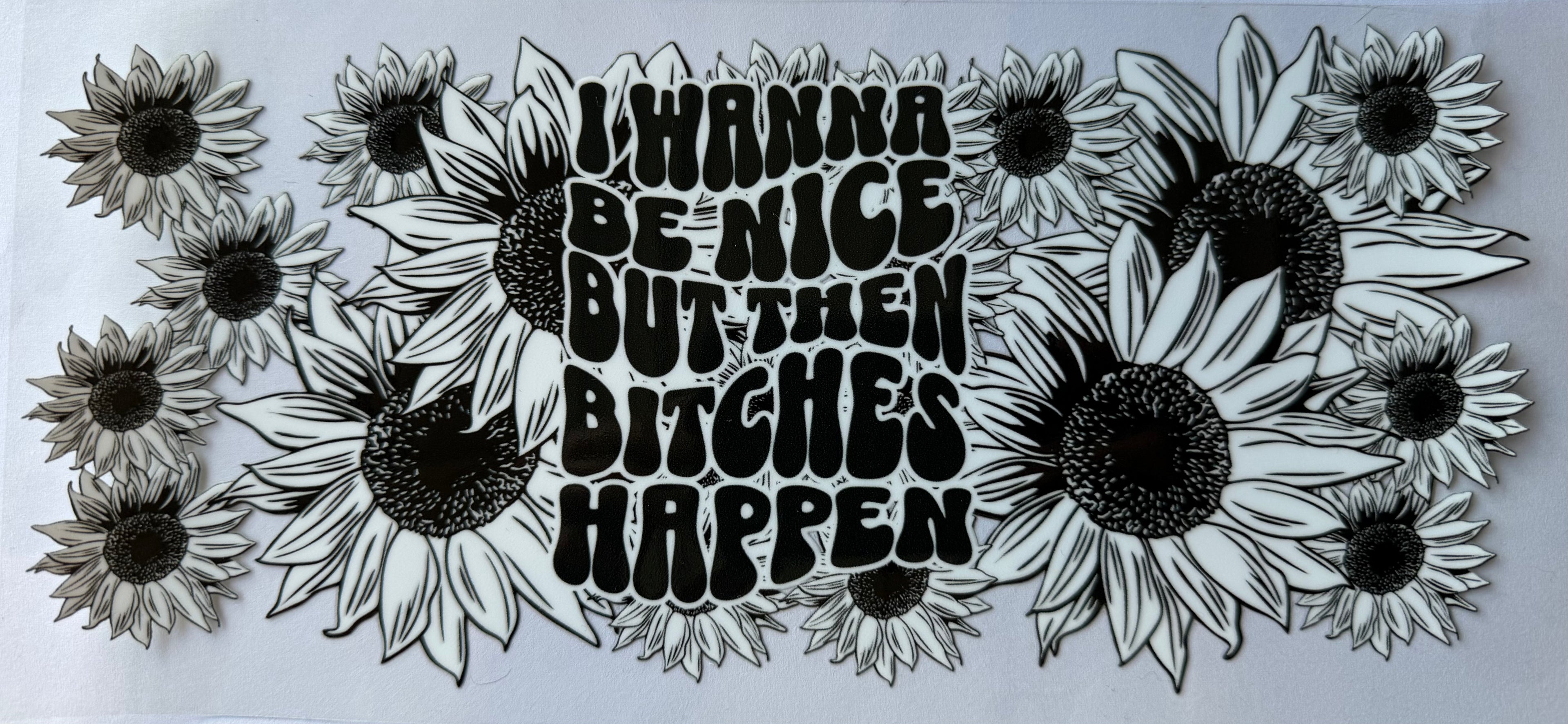 #293F i wanna be nice but then bitches happen