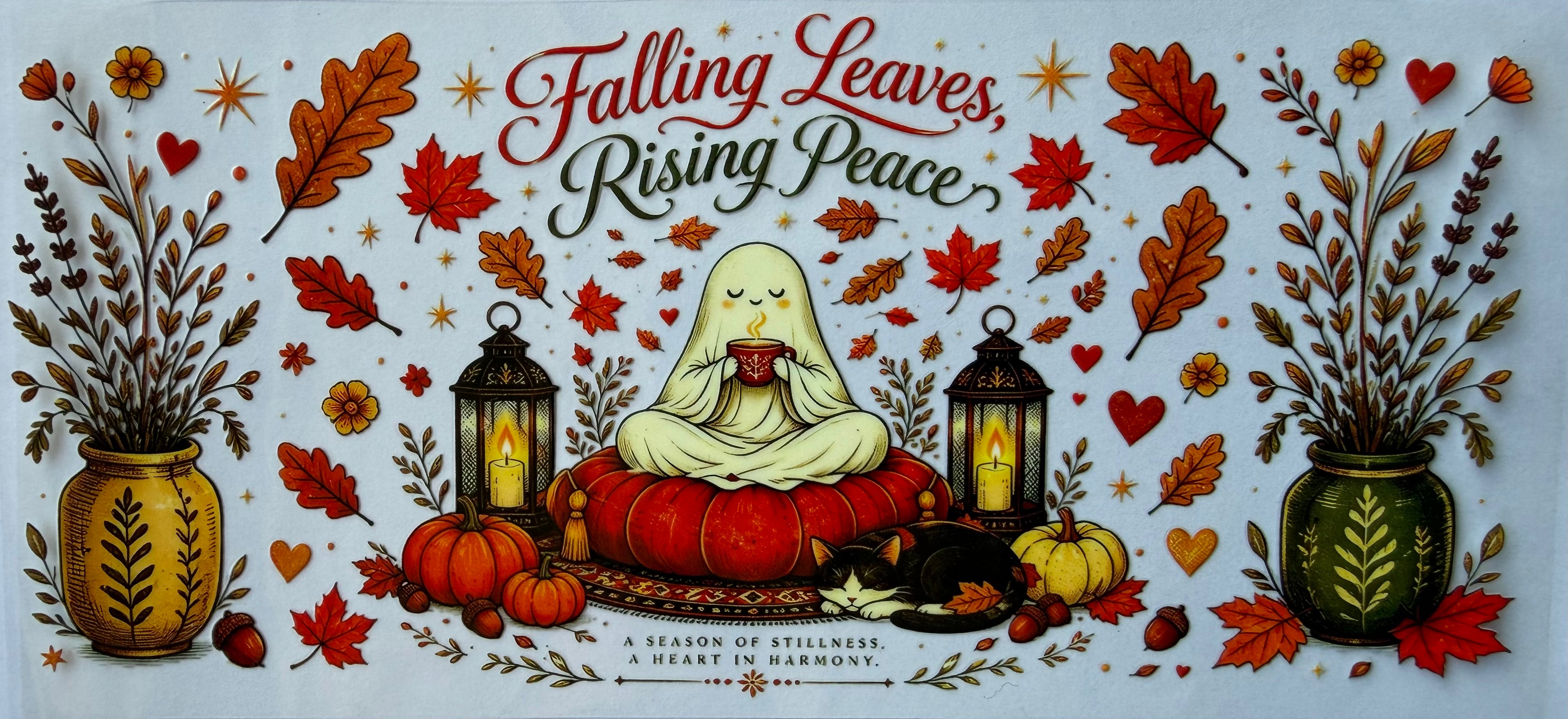 #311F falling leaves rising peace