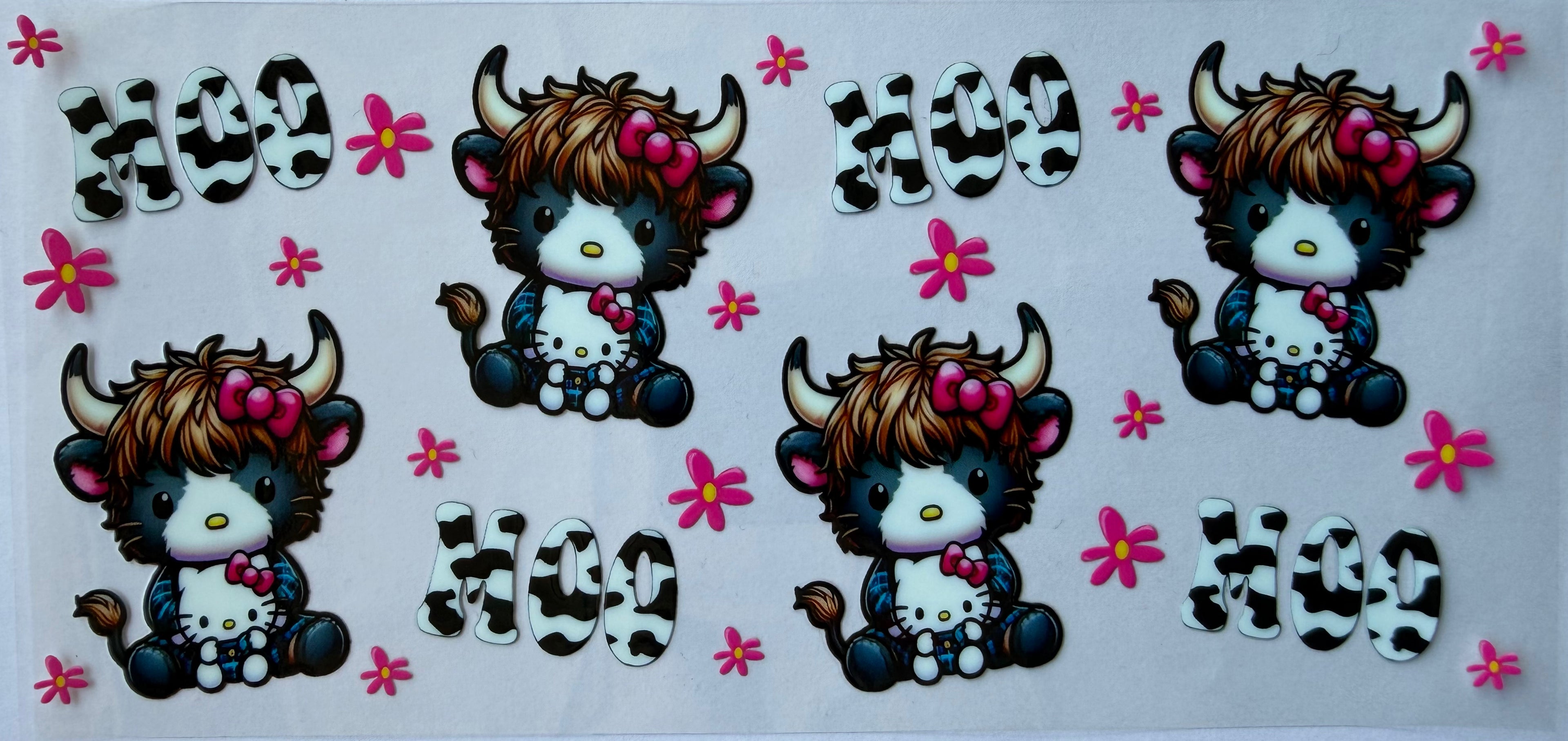 #329F hello kitty cow