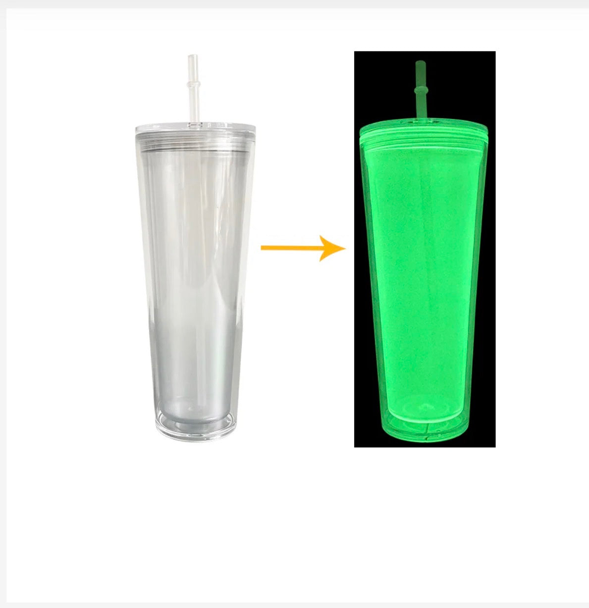 24oz Glow In The Dark Tumbler(Coming Soon)