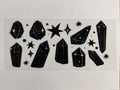 #12B Black Crystals