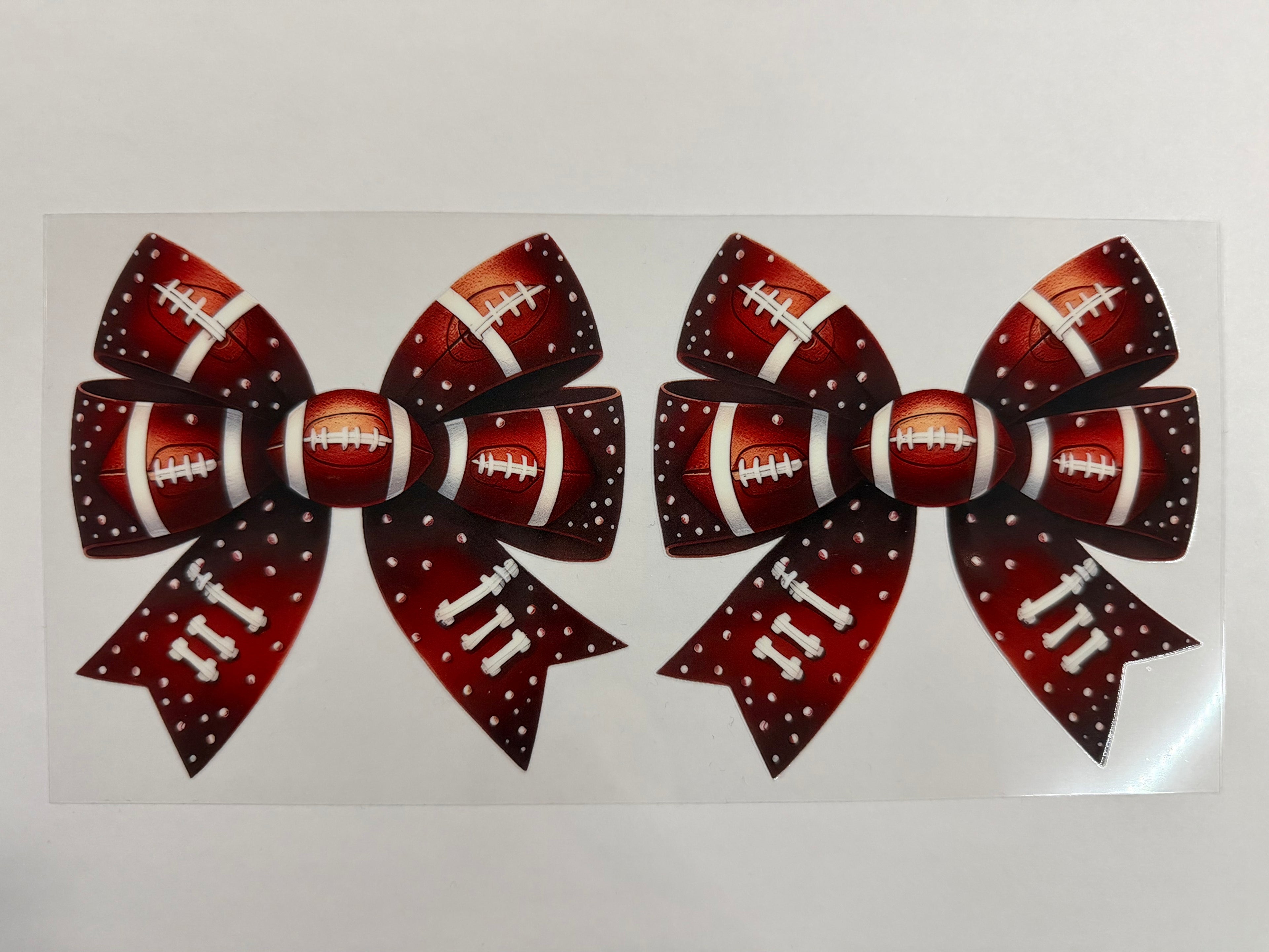 #9S Football Bows