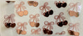 #325B Rose Gold Bows
