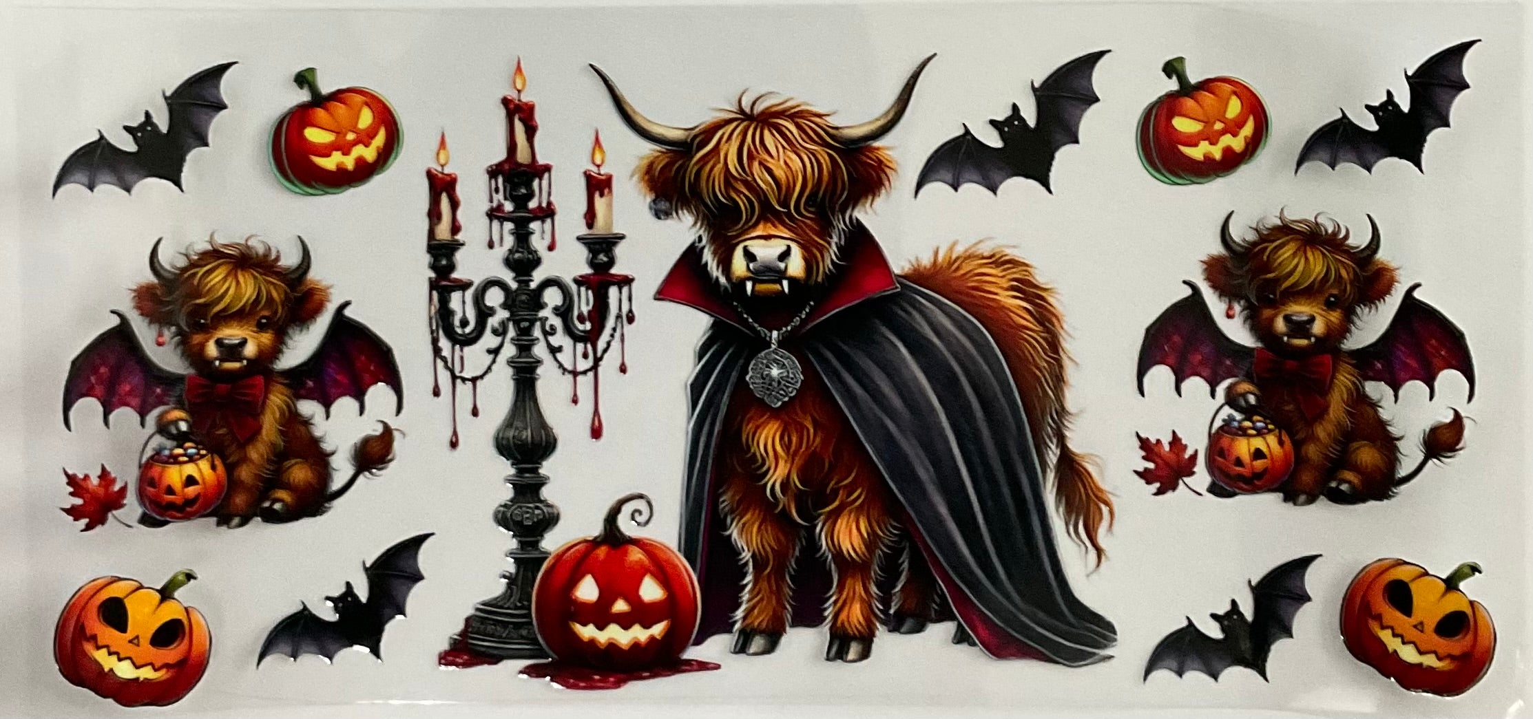 #431B Highland Cow Vampire