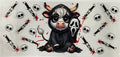 #432B Highland Cow Ghostface