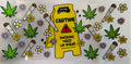 #120E Caution Smoking We*d Up ahead