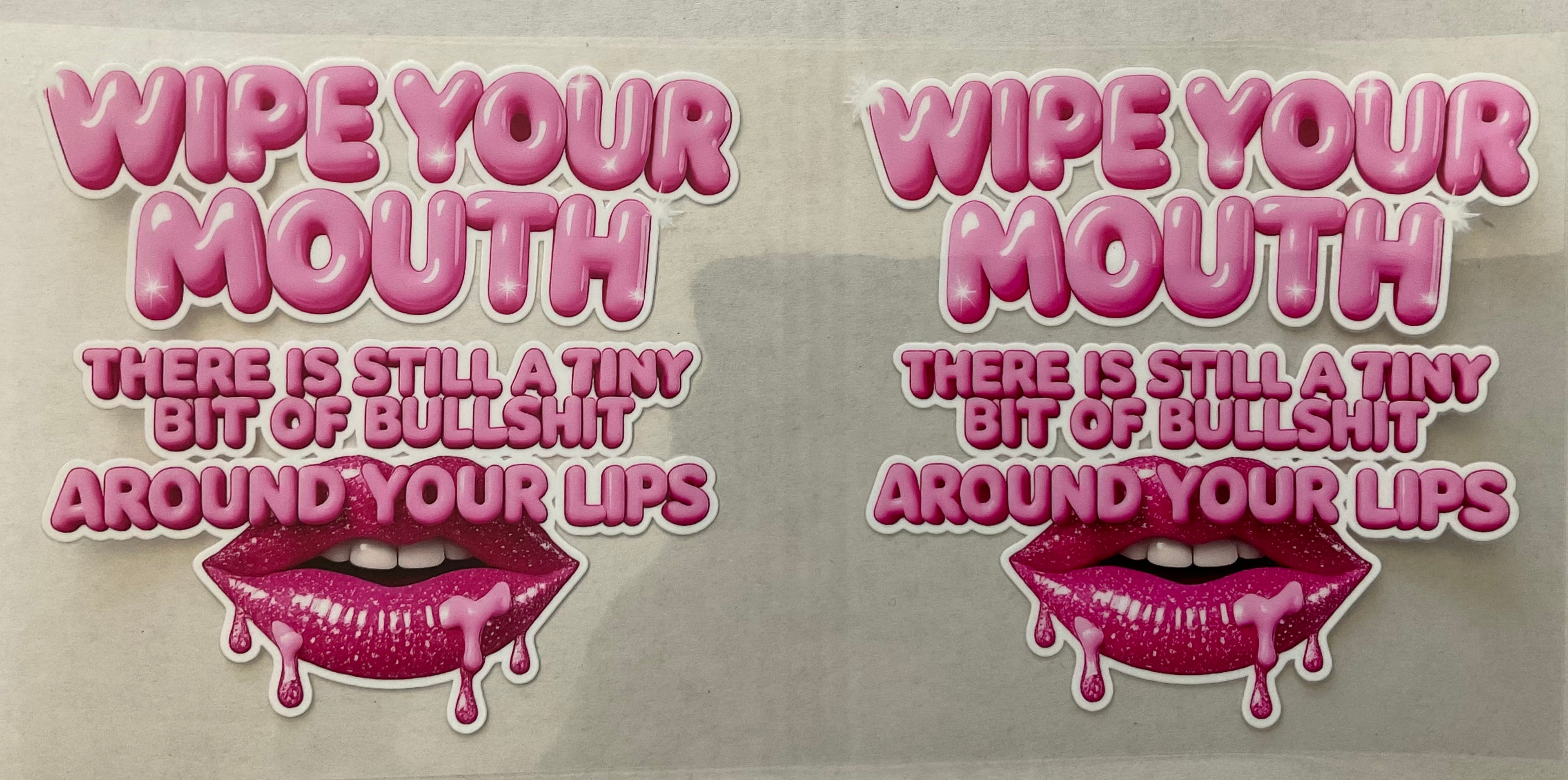 #87P Wipe Your Mouth