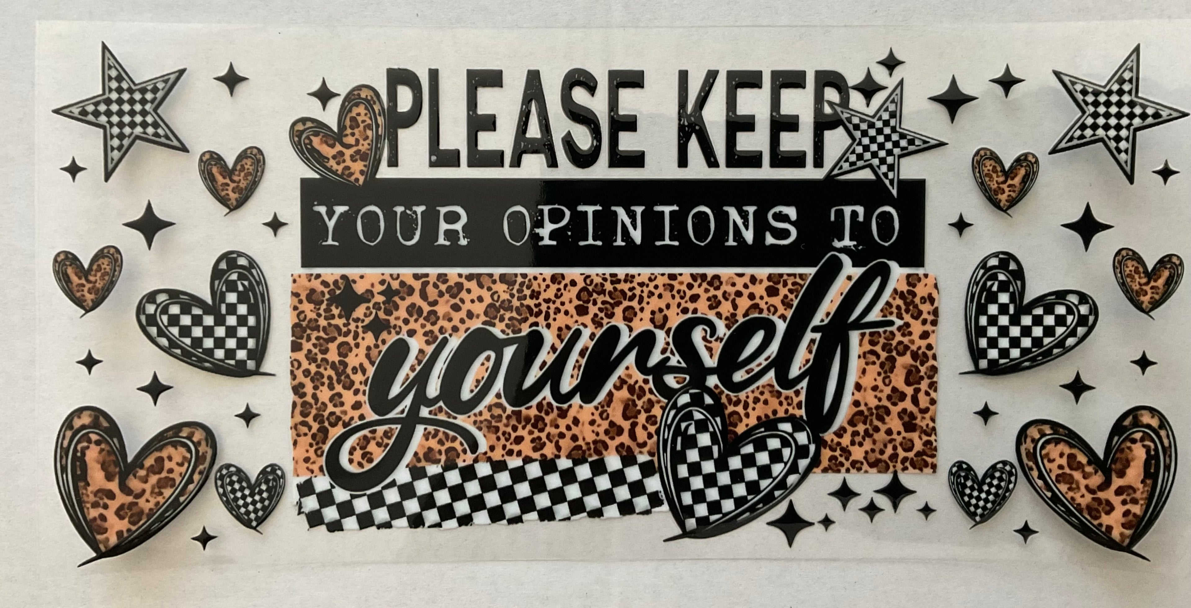 #101P Please Keep Your Opinions To Yourself
