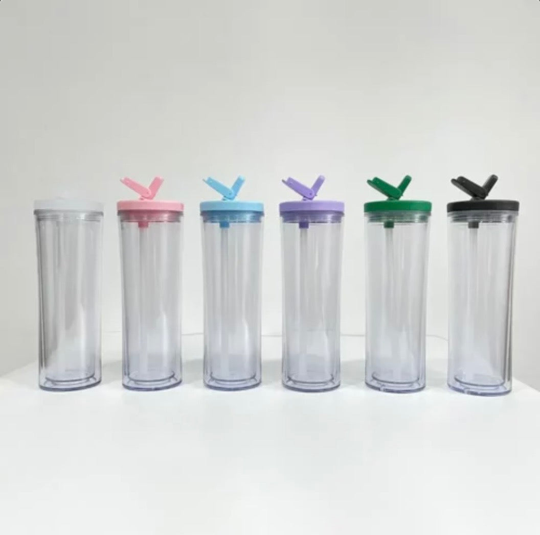 20oz Color Flip Straw