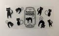 #73P Black Cat Hisses