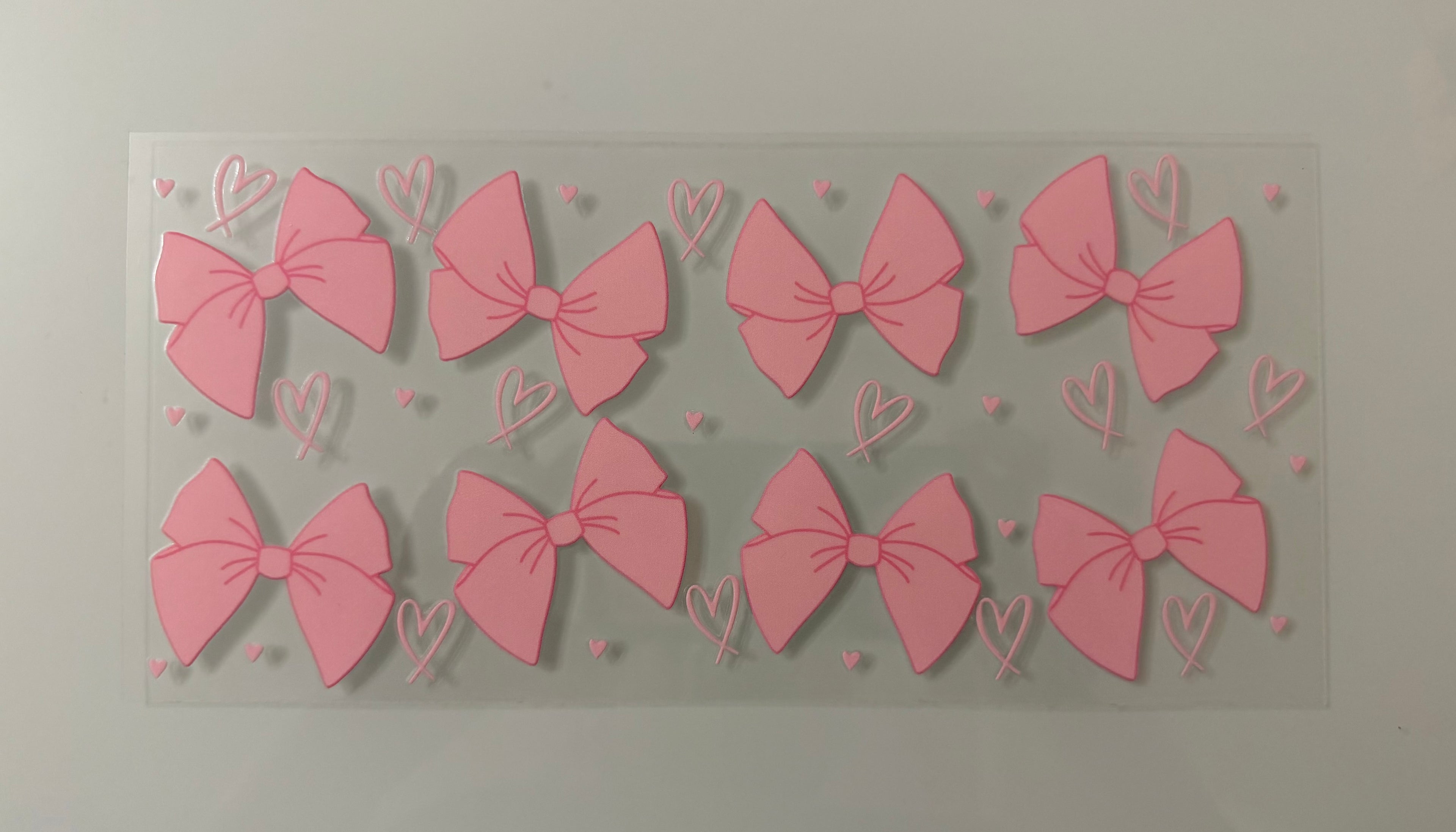#86B Heart Bows