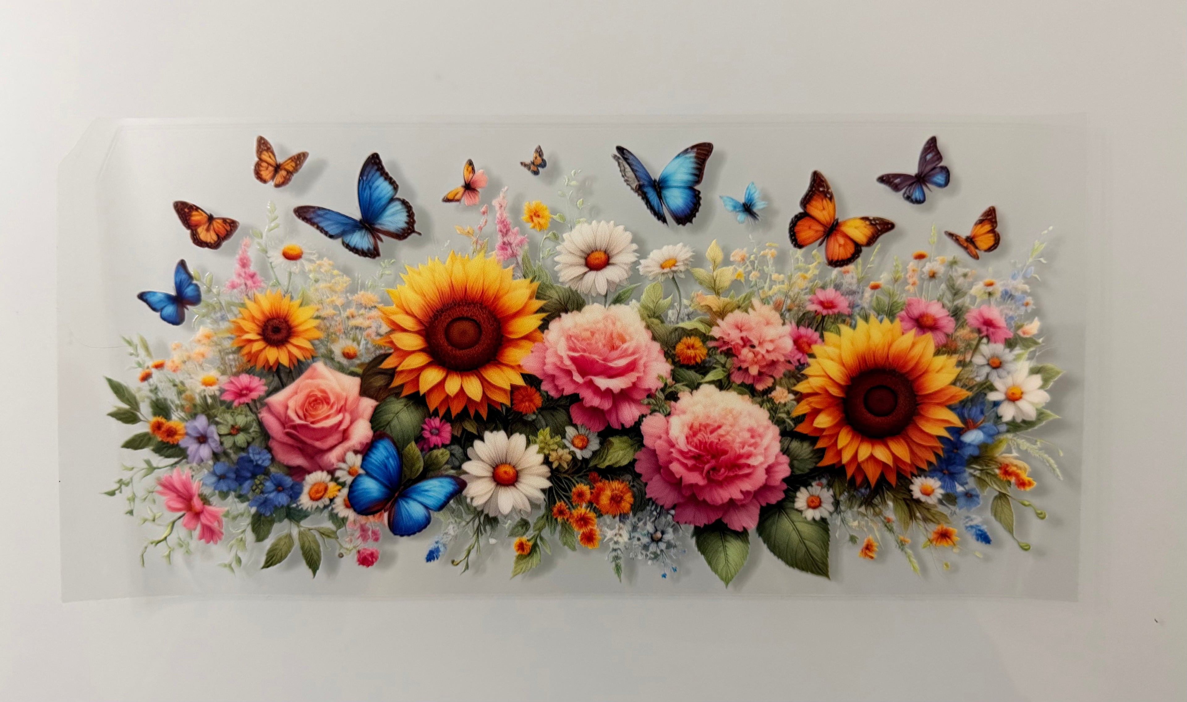 #87A Flowers and Butterflies