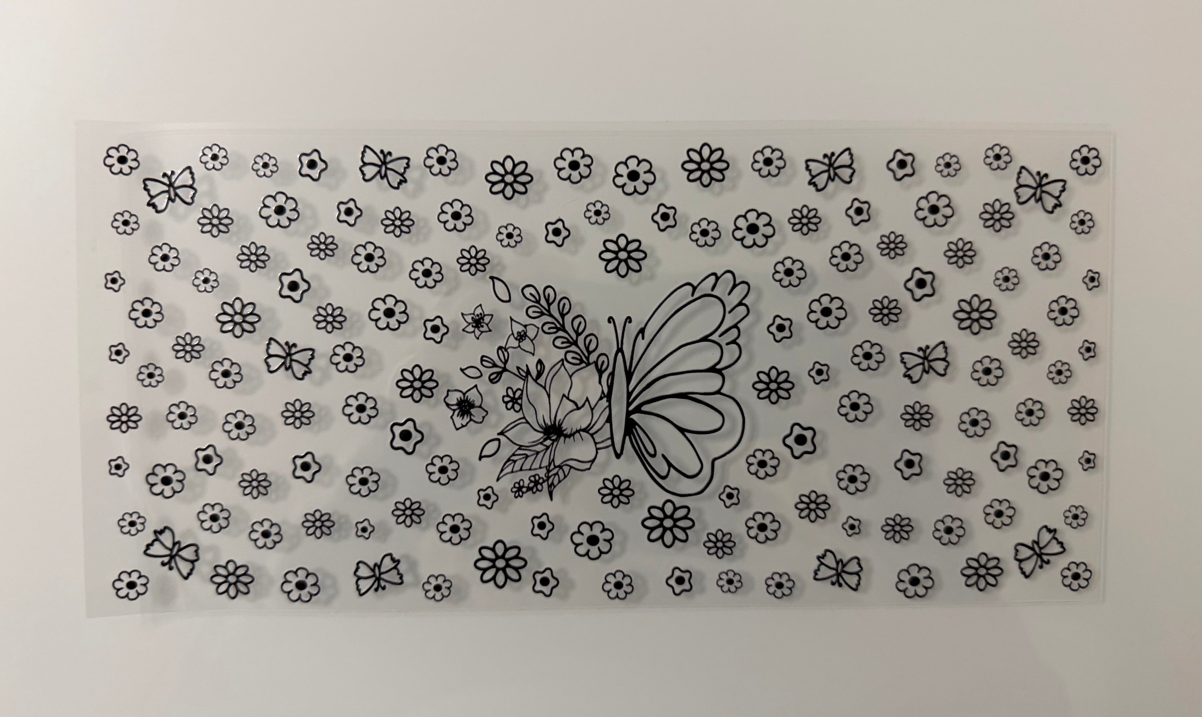 #92A Flowers and Butterflies