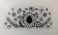 #93A Black and White Daisy