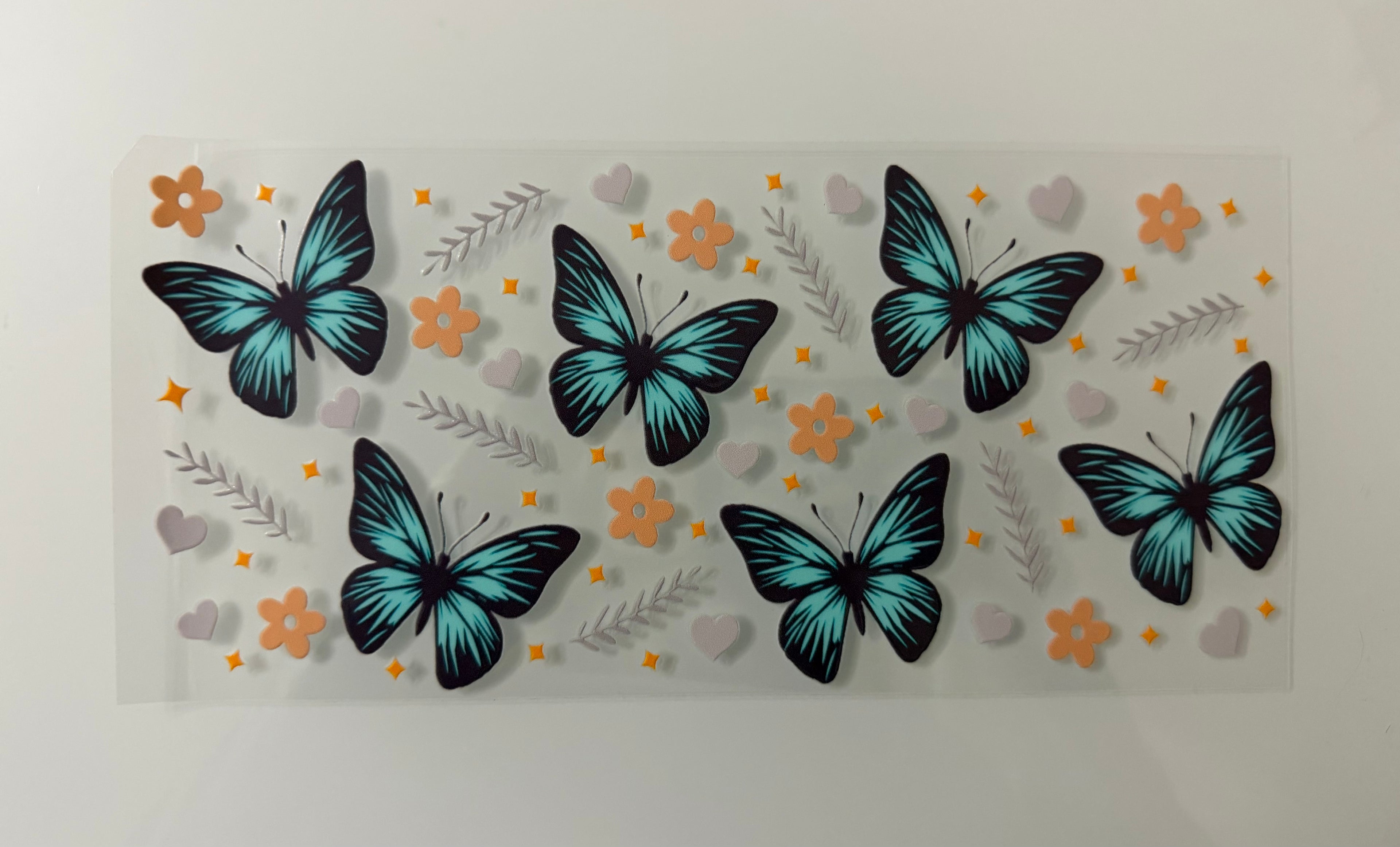 #105A Blue Butterflies