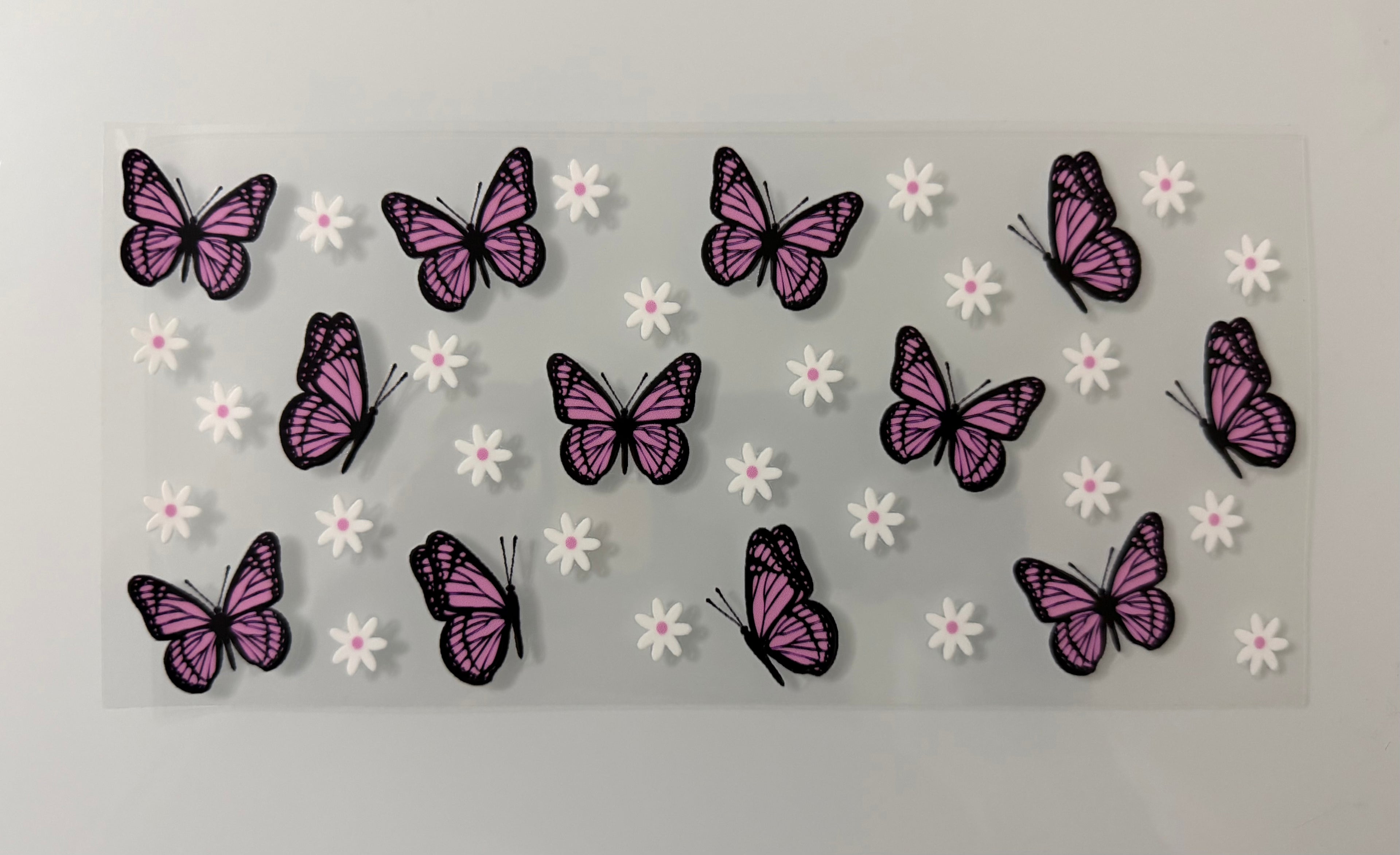 #107A Purple Butterflies