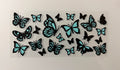 #108A Blue Butterflies