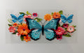 #133A Blue Butterflies