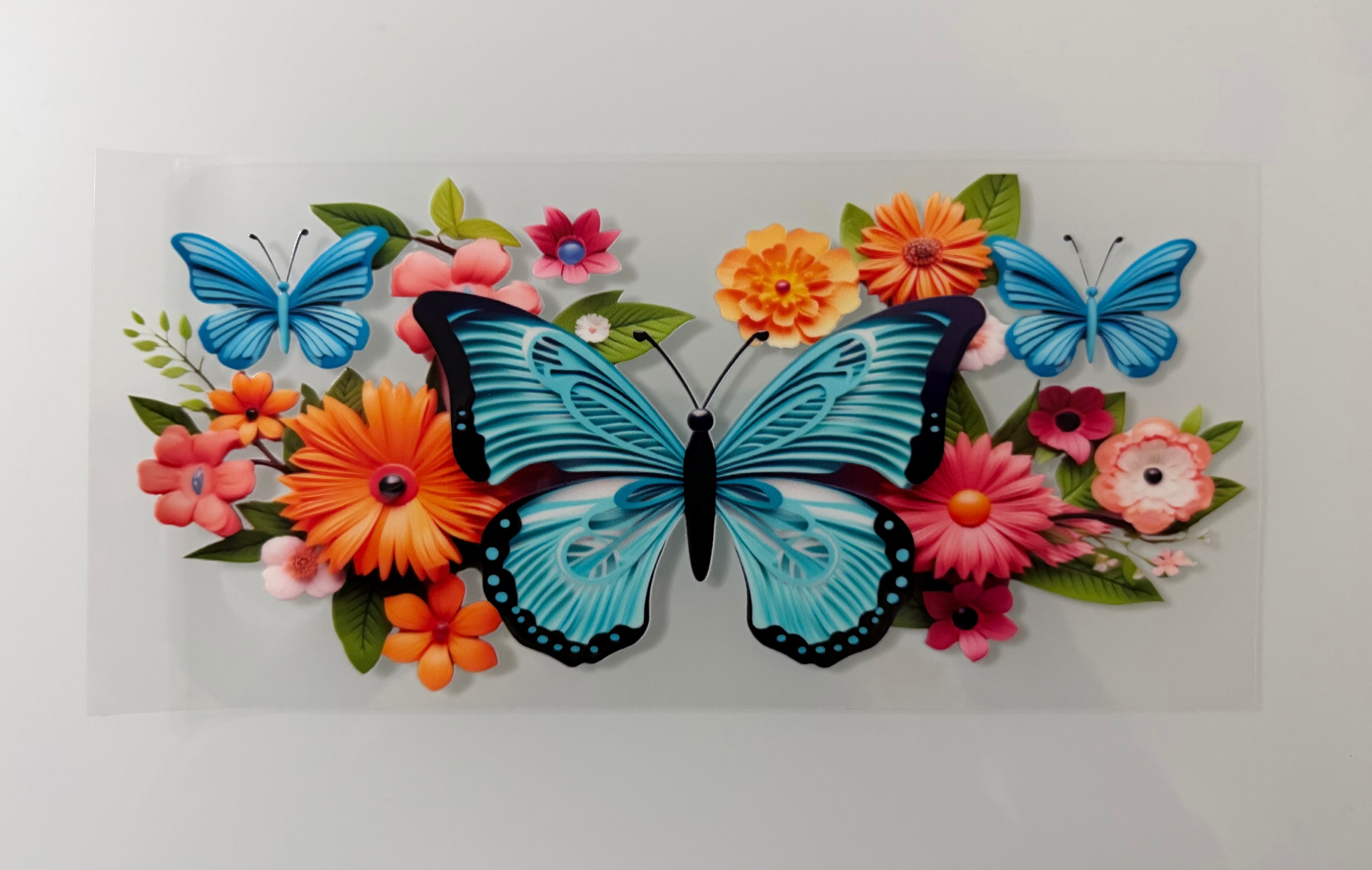#133A Blue Butterflies