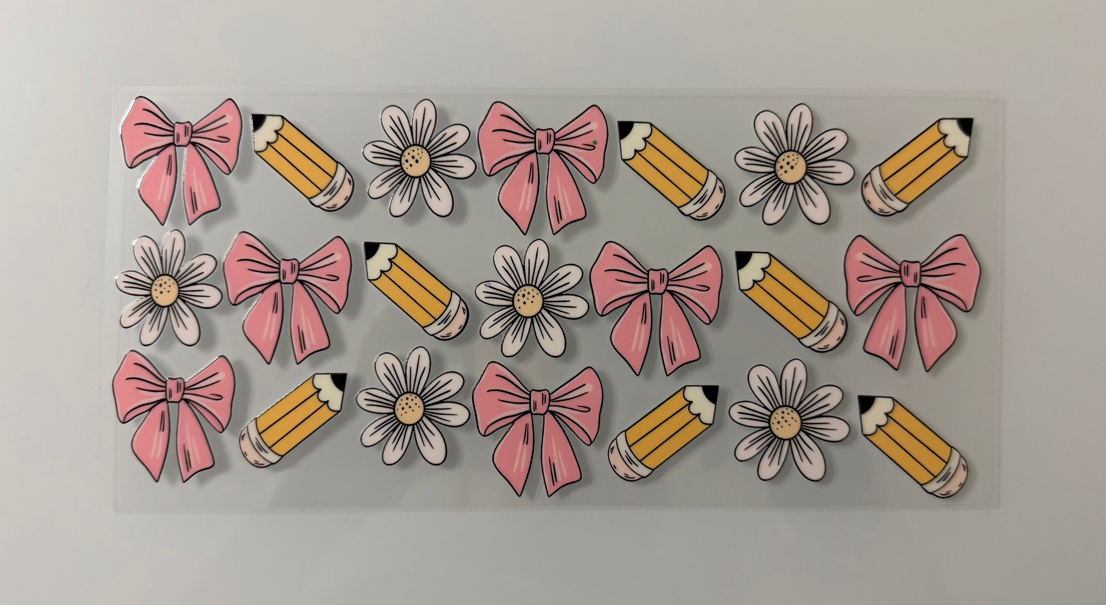 #65B Bows Flowers Pencils