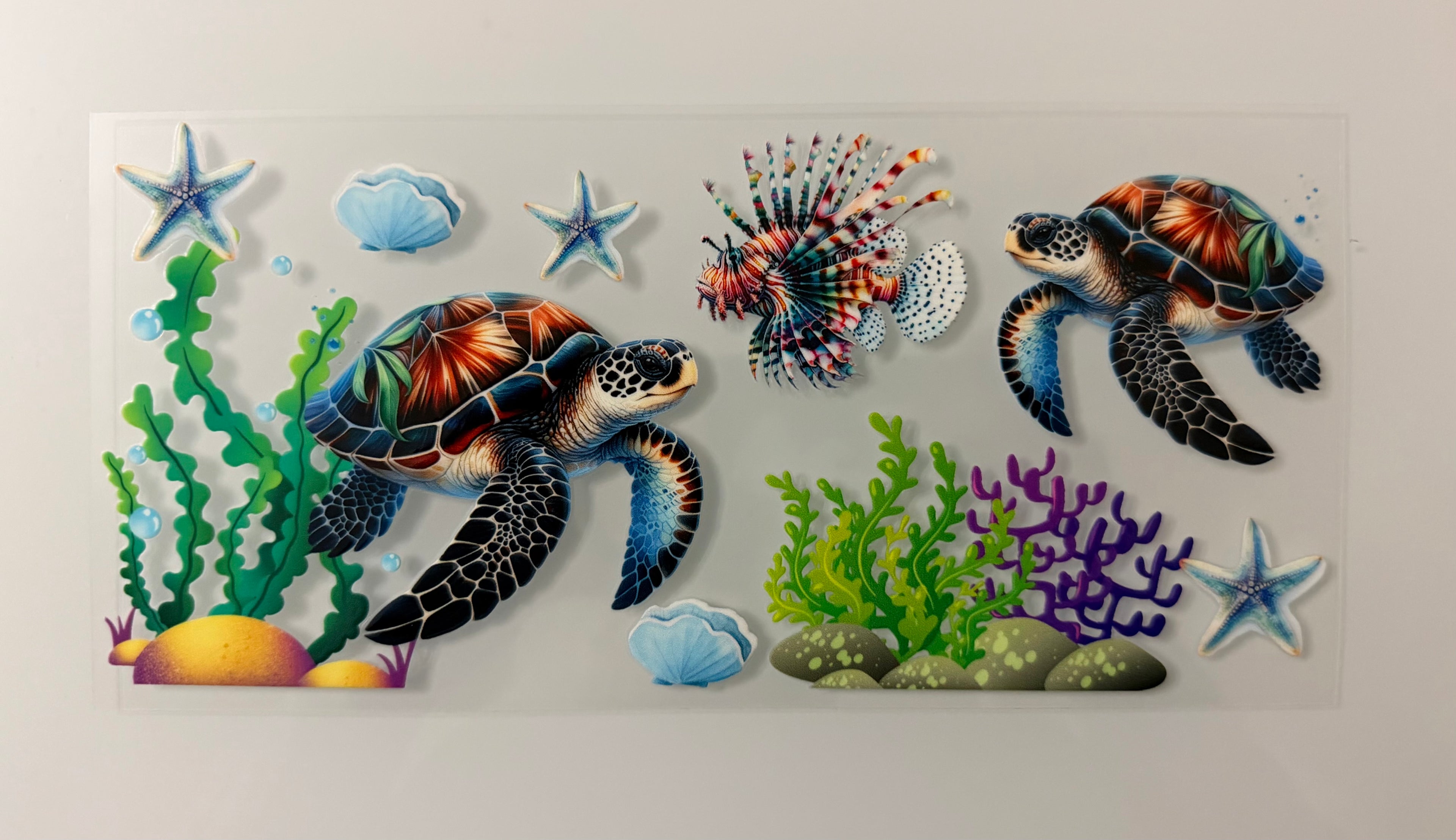 #163A Lionfish and Turtles