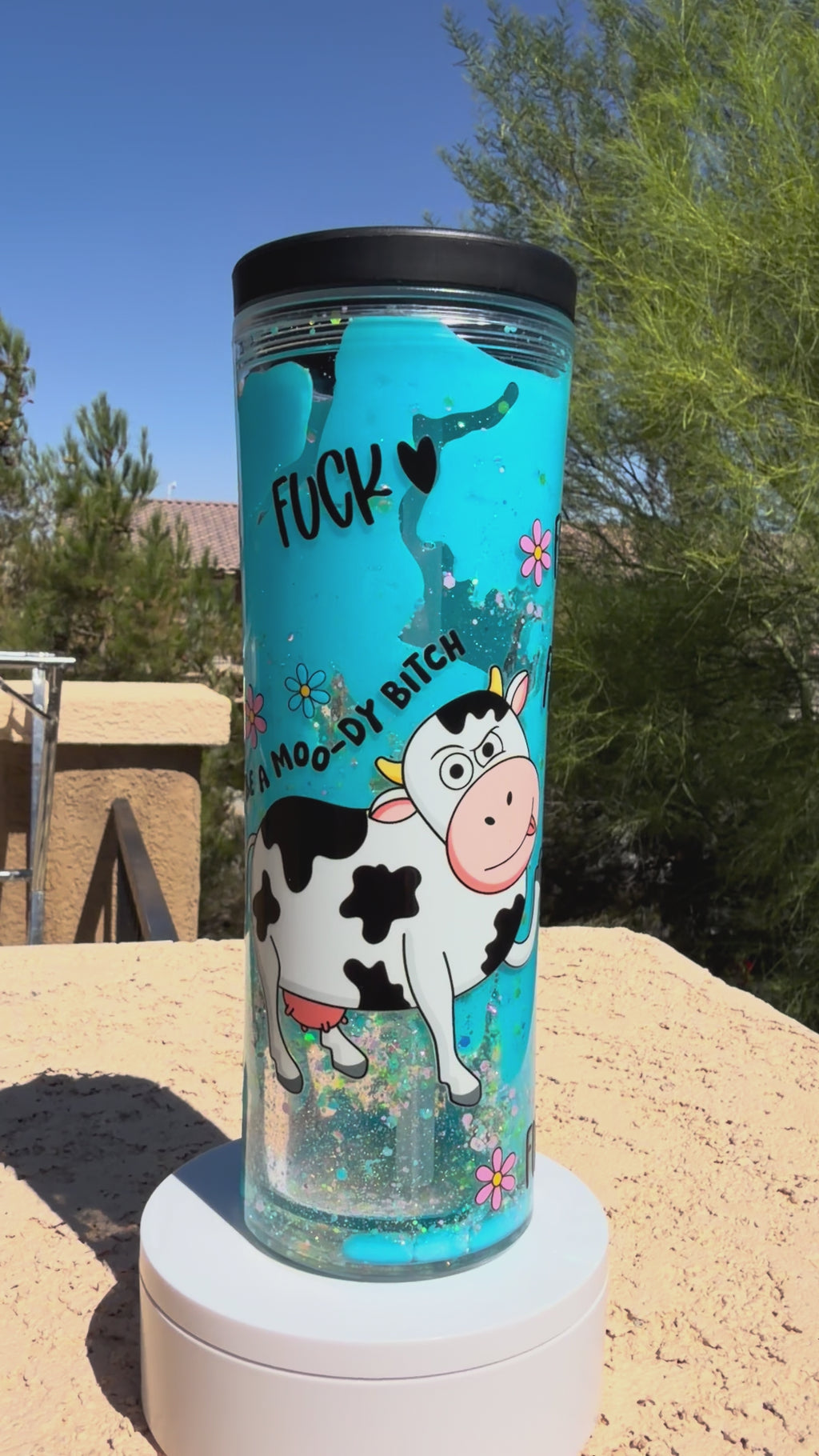20oz Moody B*tch Cow